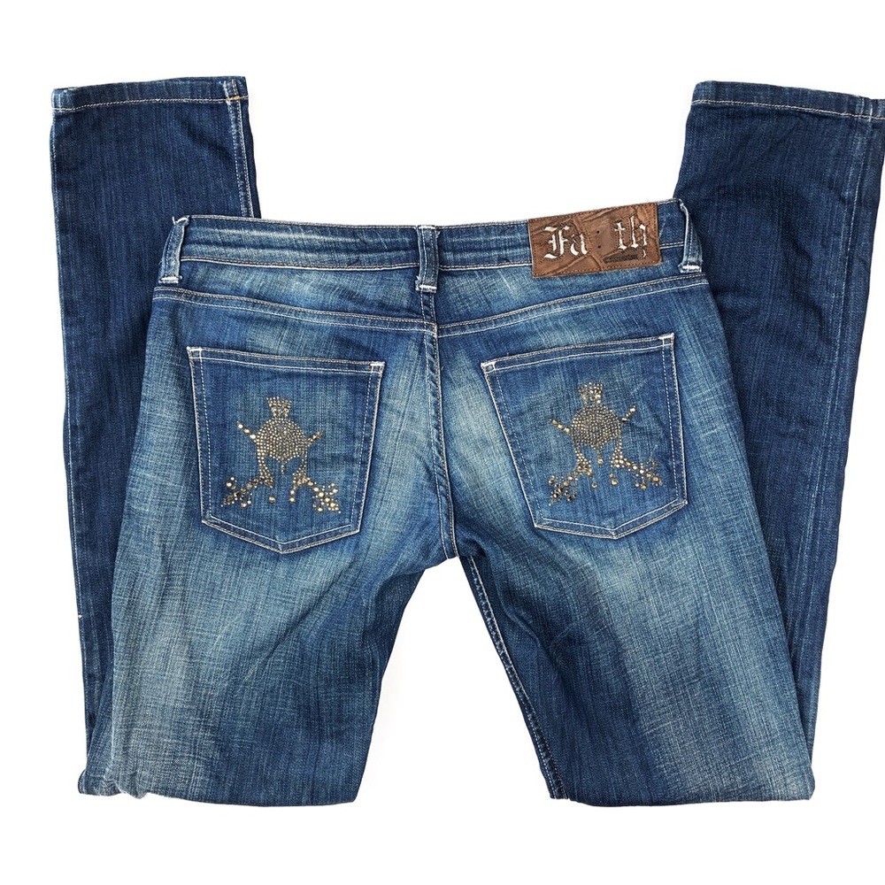 Faith Connexion Studded Helmet Skinny Jeans - Picture 2 of 7